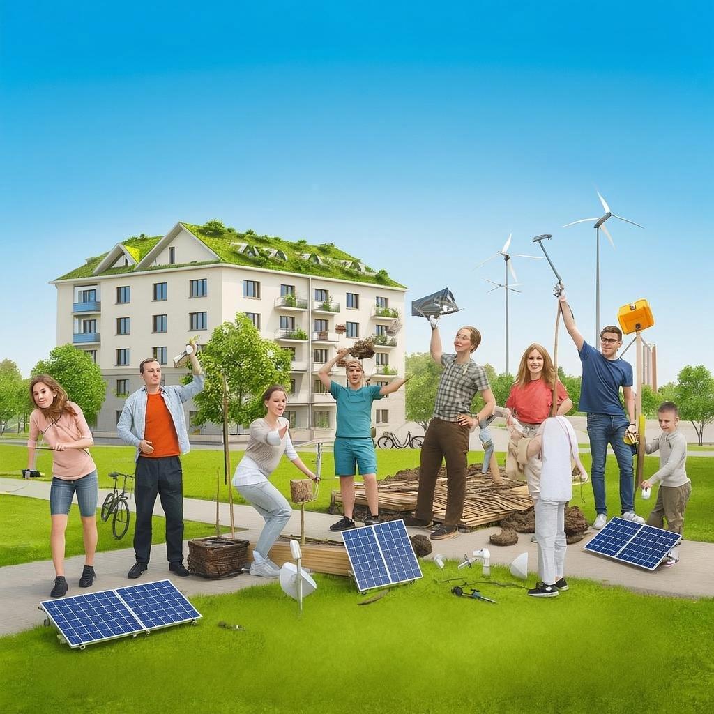 Энергия Будущего в Наших Руках: Как Мотивация Жильцов Превращает Строительство в Эко Миссию и Открывает доступ за активность